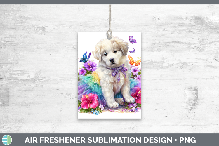 Dogs 03 Rainbow Summer Great Pyrenees Air Freshener Sublimat