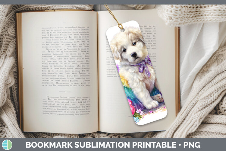 GorgeousDogs 03 Rainbow Summer Bookmark design.