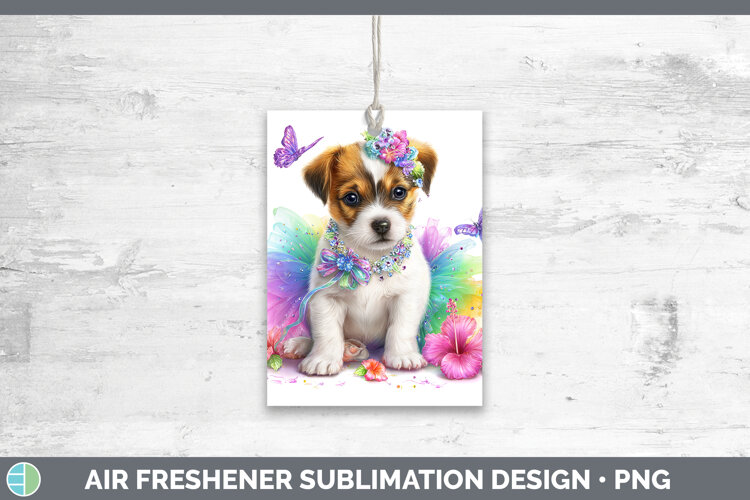 GorgeousDogs 03 Rainbow Summer Air Freshener design.