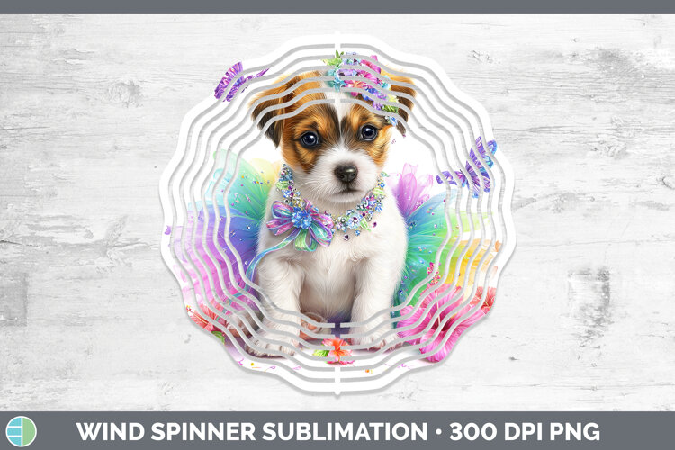 GorgeousDogs 03 Rainbow Summer Wind Spinner design.