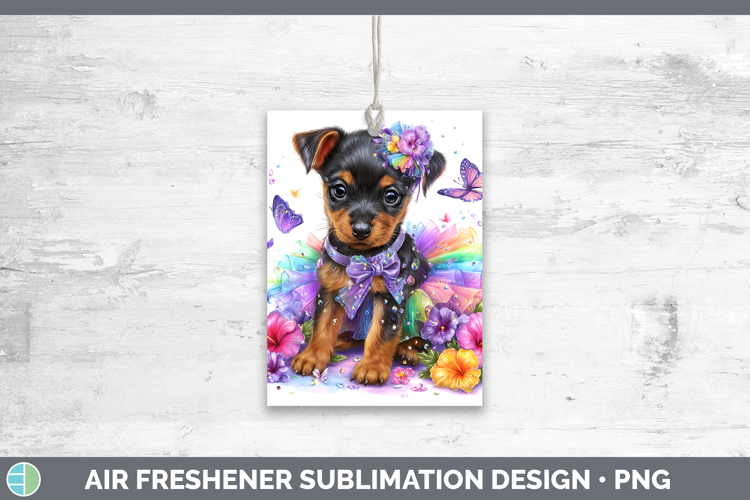 Dogs 03 Rainbow Summer Miniature Pinscher Air Freshener Subl