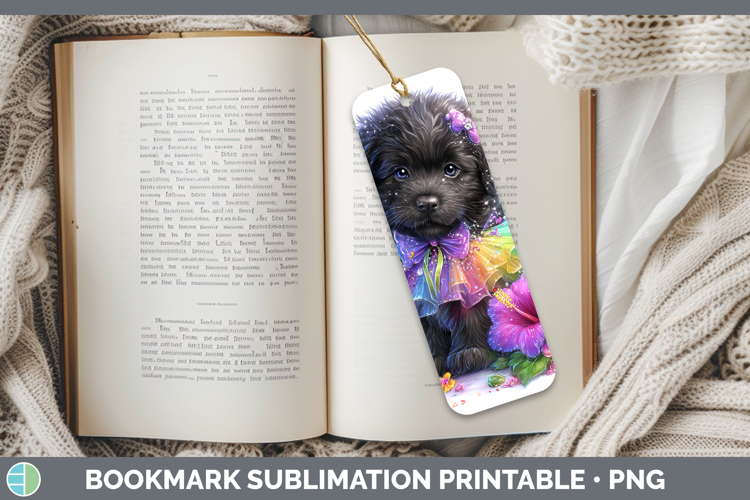 Dogs 03 Rainbow Summer Newfoundland Bookmark Sublimation Pri