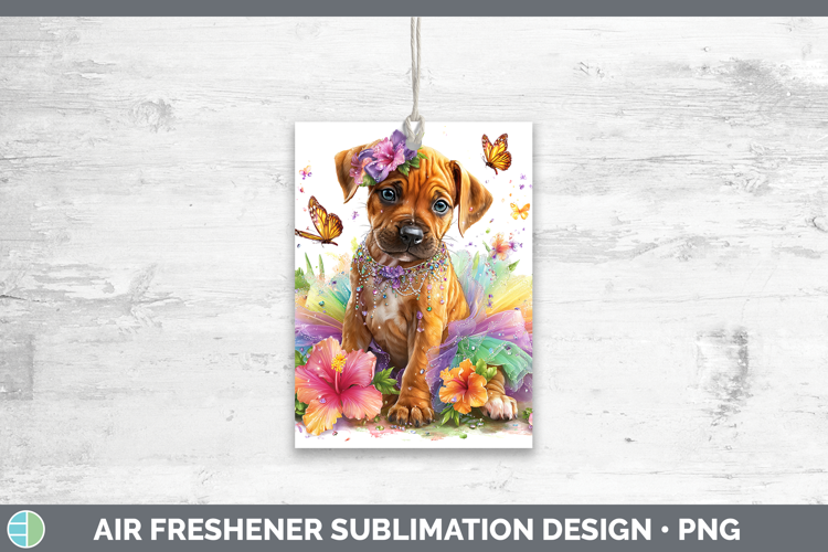 Dogs 03 Rainbow Summer Rhodesian Ridgeback Air Freshener Sub