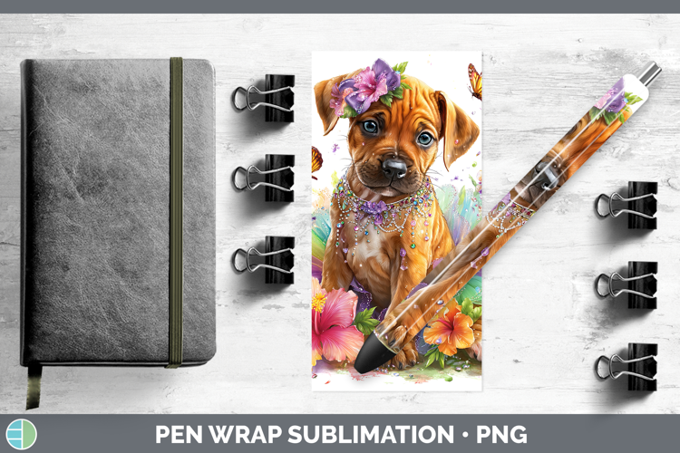 Dogs 03 Rainbow Summer Rhodesian Ridgeback Pen Wrap Sublimat