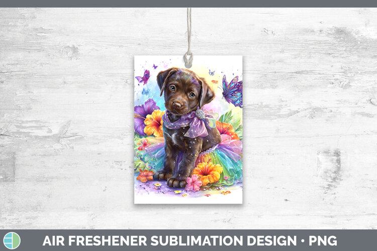 GorgeousDogs 03 Rainbow Summer Air Freshener design.