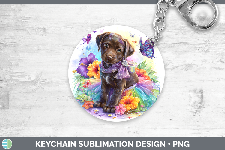 Dogs 03 Rainbow Summer Shorthaired Pointer Keychain Sublimat