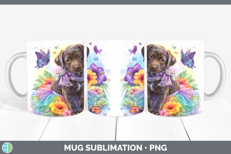 Dogs 03 Rainbow Summer Shorthaired Pointer Mug Wrap Sublimat