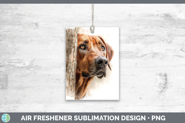 GorgeousDogs 03 Tree Peek Air Freshener design.