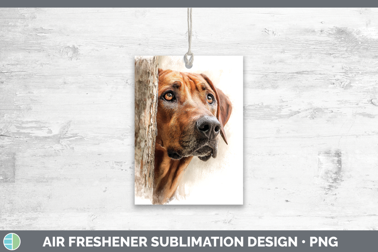 Rhodesian Ridgeback Dogs 03 Tree Peek Air Freshener Sublimat