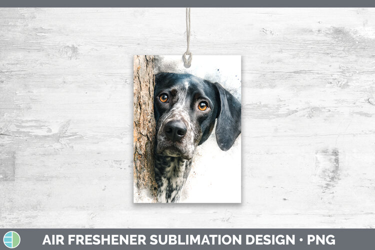 GorgeousDogs 03 Tree Peek Air Freshener design.