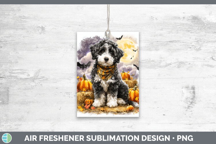 GorgeousDogs 04 Bandana Halloween Air Freshener design.