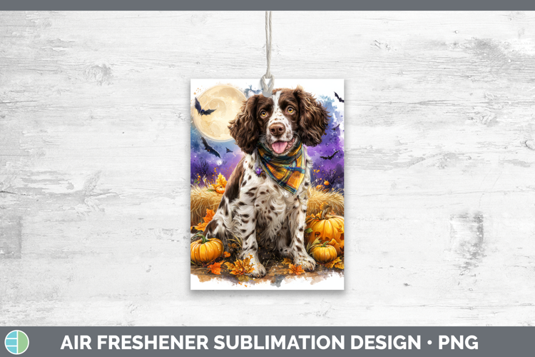 English Springer Spaniel Air Freshener Dogs 04 Bandana Hallo