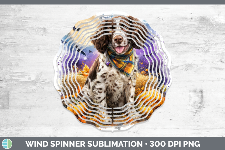 English Springer Spaniel Wind Spinner Dogs 04 Bandana Hallow