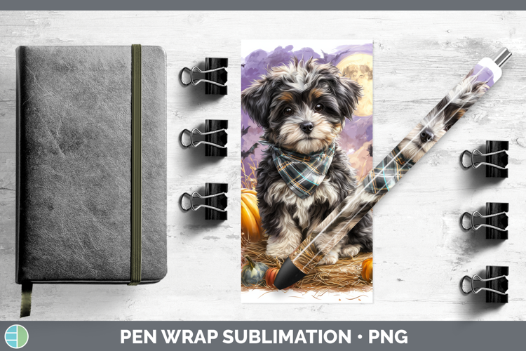 Havanese Pen Wrap Dogs 04 Bandana Halloween Sublimation Pen