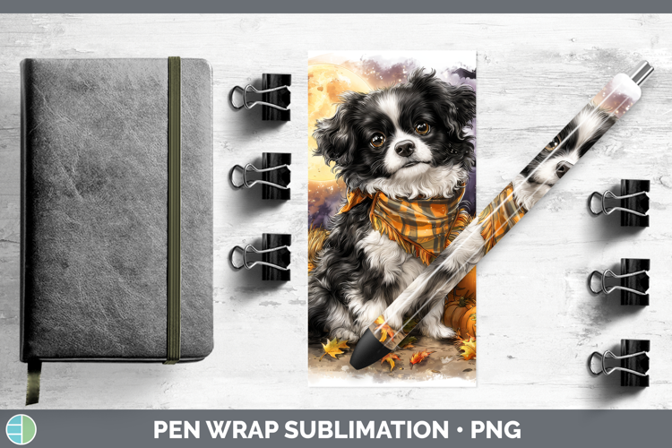 Japanese Chin Pen Wrap Dogs 04 Bandana Halloween Sublimation
