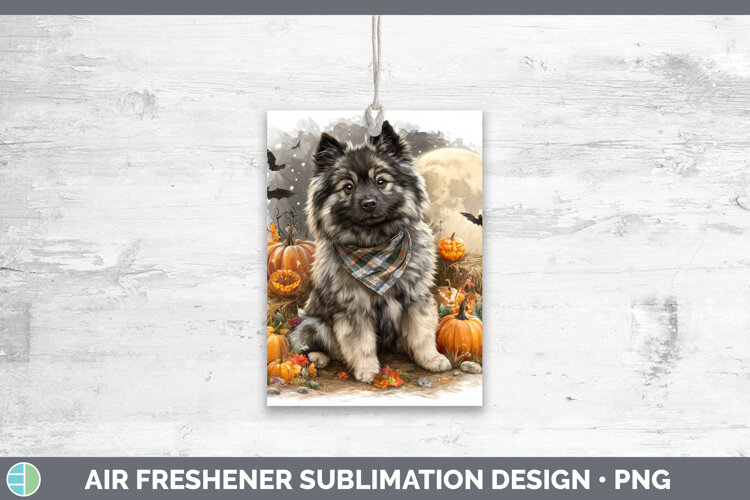GorgeousDogs 04 Bandana Halloween Air Freshener design.