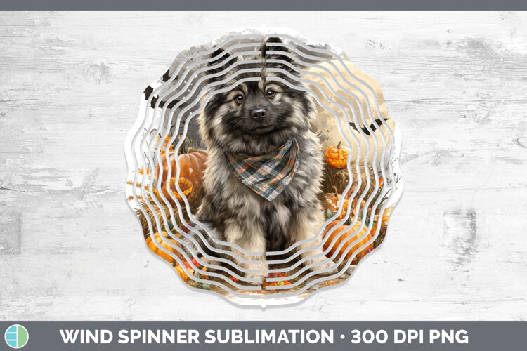 GorgeousDogs 04 Bandana Halloween Wind Spinner design.