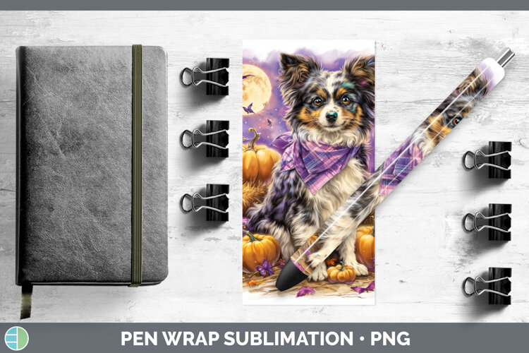 GorgeousDogs 04 Bandana Halloween Pen Wrap design.