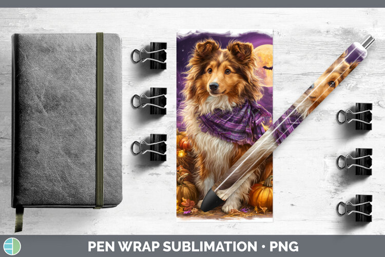 GorgeousDogs 04 Bandana Halloween Pen Wrap design.