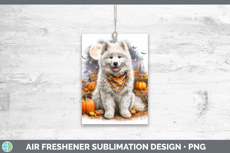 GorgeousDogs 04 Bandana Halloween Air Freshener design.