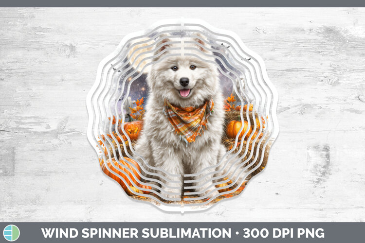 GorgeousDogs 04 Bandana Halloween Wind Spinner design.