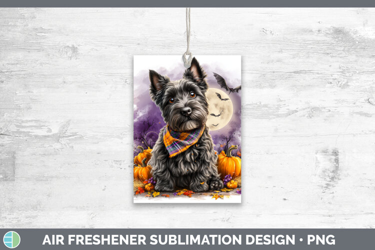 GorgeousDogs 04 Bandana Halloween Air Freshener design.