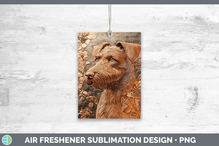 GorgeousDogs 04 Copper Relief Air Freshener design.