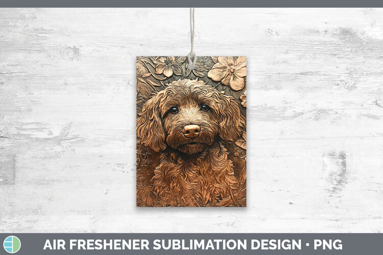 GorgeousDogs 04 Copper Relief Air Freshener design.