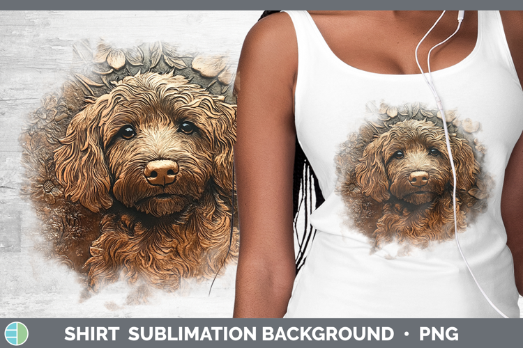 Dogs 04 Copper Relief Bernedoodle Shirt Sublimation Sublimat