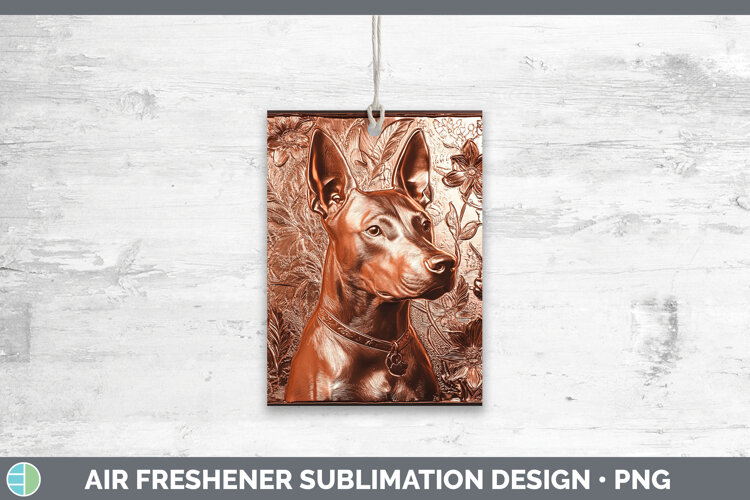 GorgeousDogs 04 Copper Relief Air Freshener design.