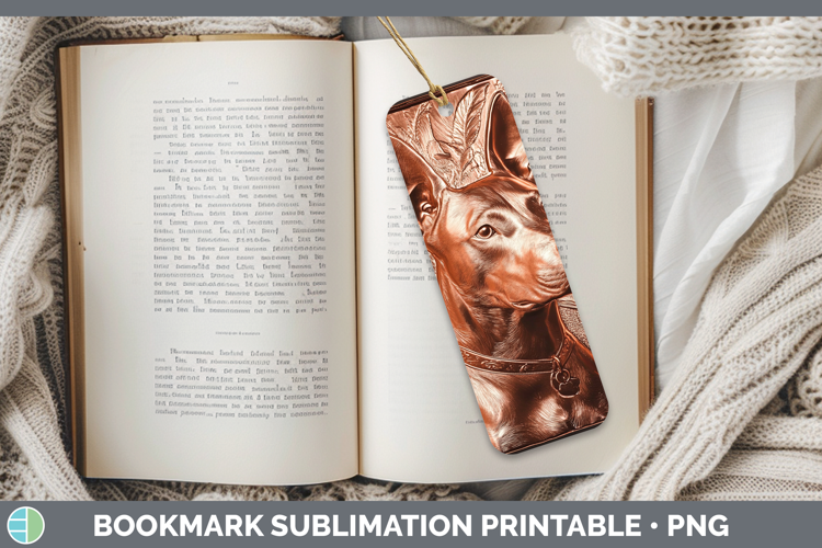 Dogs 04 Copper Relief Bull Terrier Bookmark Sublimation Prin