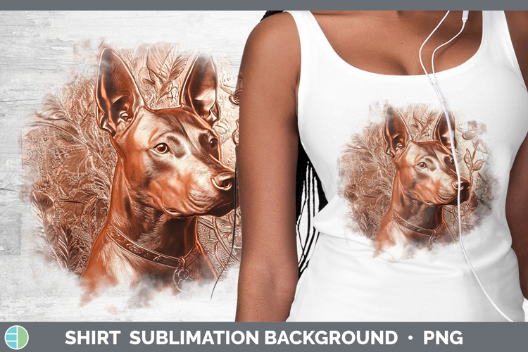 Dogs 04 Copper Relief Bull Terrier Shirt Sublimation Sublima