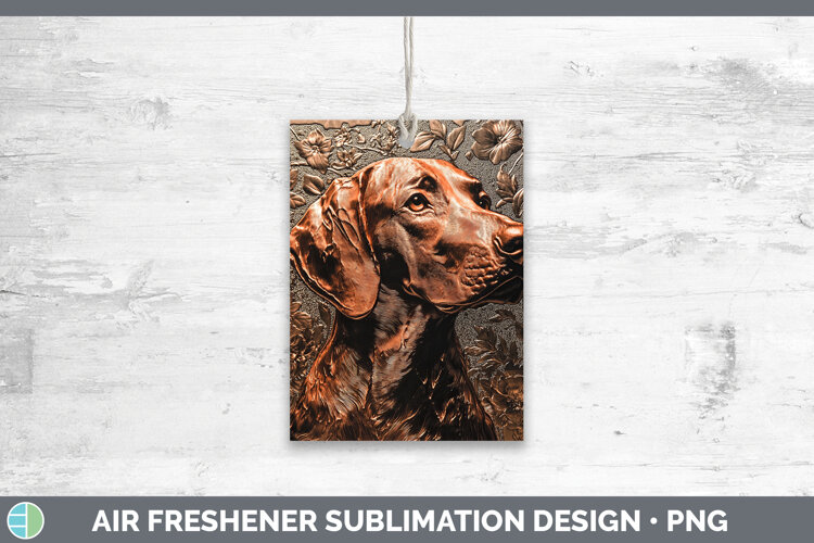 GorgeousDogs 04 Copper Relief Air Freshener design.