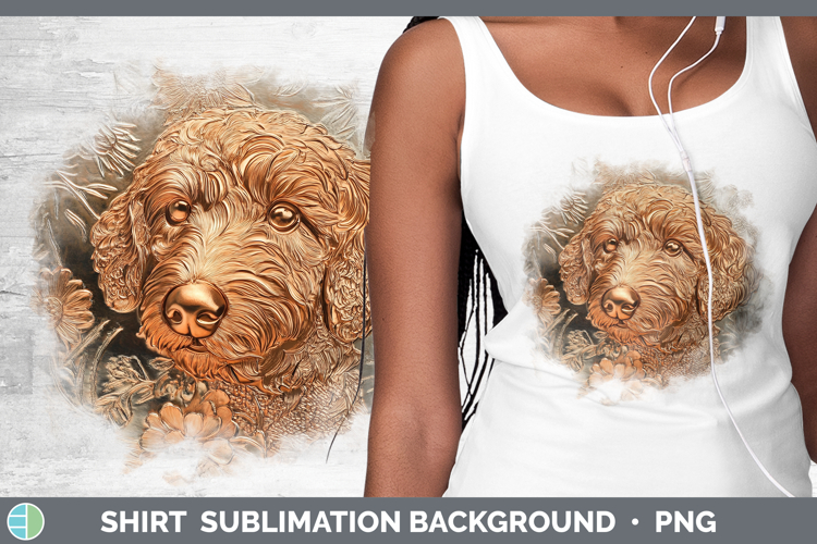 Goldendoodle Clipart Image 11