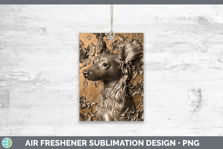 GorgeousDogs 04 Copper Relief Air Freshener design.