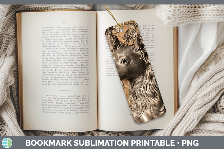 Dogs 04 Copper Relief Hairless Chinese Crested Bookmark Subl