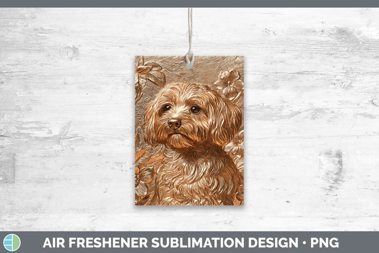 Dogs 04 Copper Relief Havanese Air Freshener Sublimation Car