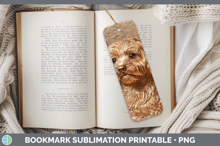 Dogs 04 Copper Relief Havanese Bookmark Sublimation Printabl