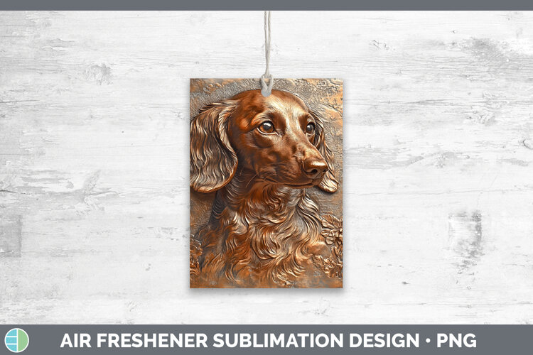 GorgeousDogs 04 Copper Relief Air Freshener design.