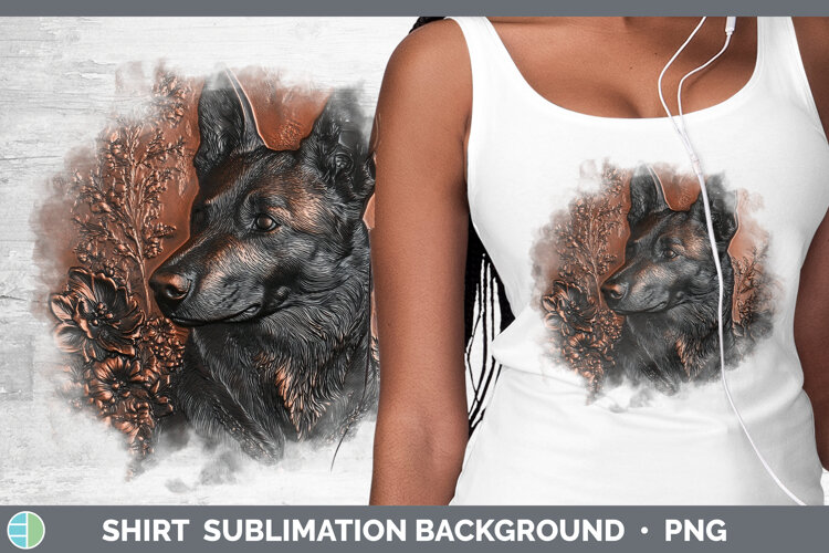 GorgeousDogs 04 Copper Relief Shirt design.