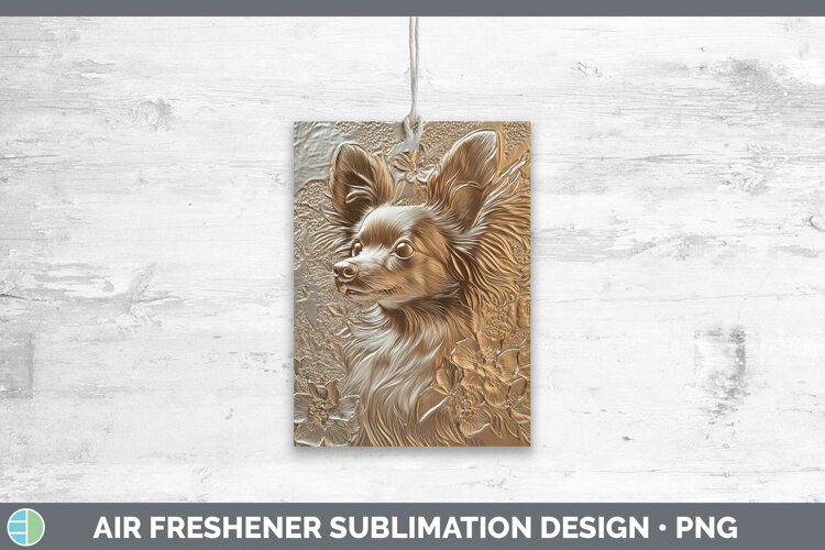 GorgeousDogs 04 Copper Relief Air Freshener design.