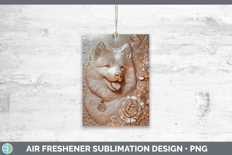 GorgeousDogs 04 Copper Relief Air Freshener design.