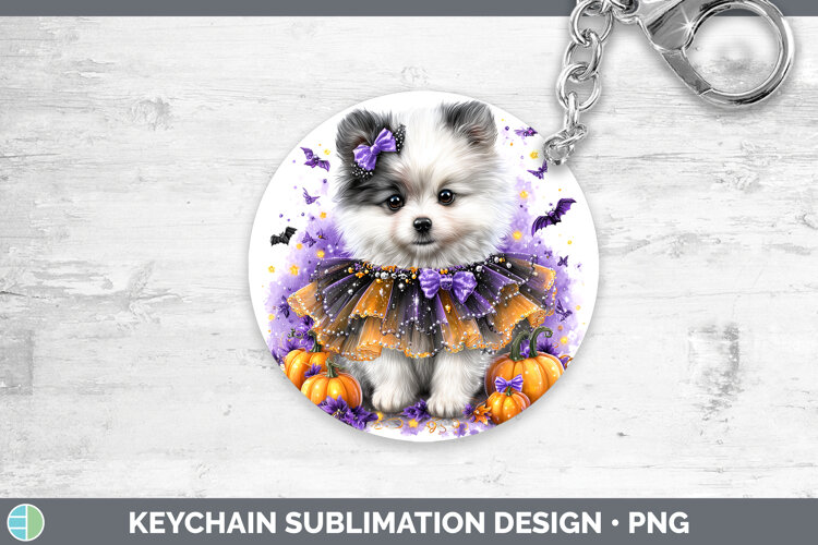 GorgeousDogs 04 Halloween Keychain design.