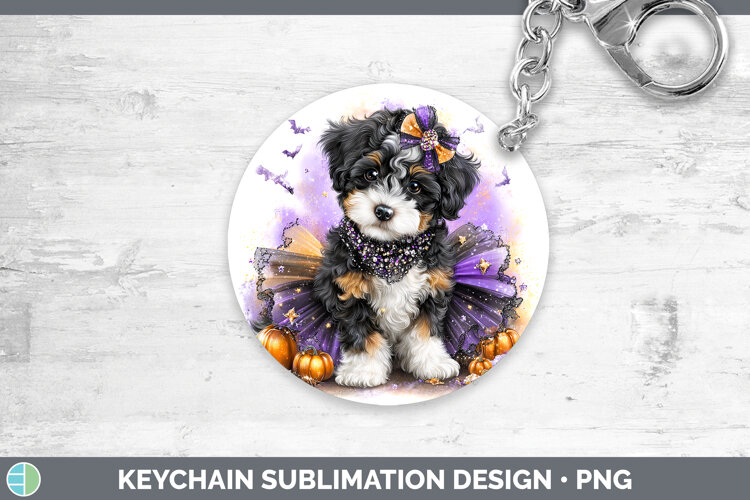 GorgeousDogs 04 Halloween Keychain design.