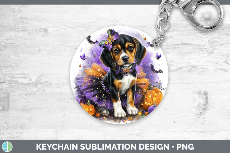 GorgeousDogs 04 Halloween Keychain design.