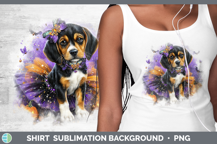 Dogs 04 Halloween English Coonhound Shirt Sublimation Backgr