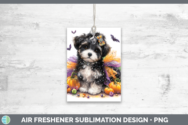 Dogs 04 Halloween Havanese Air Freshener Sublimation Car Fre