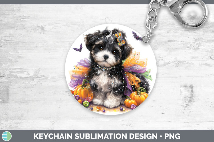 GorgeousDogs 04 Halloween Keychain design.