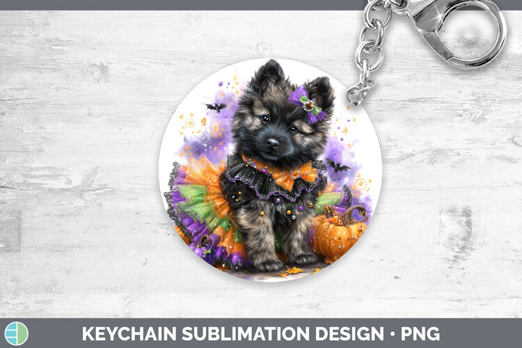 GorgeousDogs 04 Halloween Keychain design.