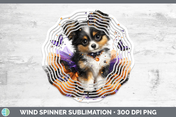 GorgeousDogs 04 Halloween Wind Spinner design.